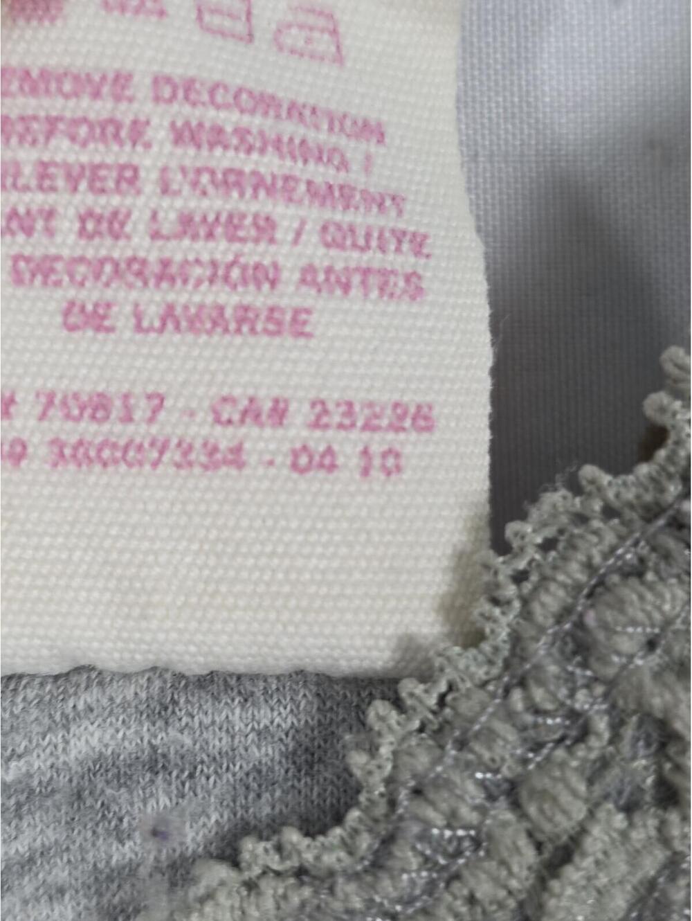 Victorias Secret PINK Grey Tank Top Mini Dress Vintage HEART y2k MEDIUM - Picture 3 of 7